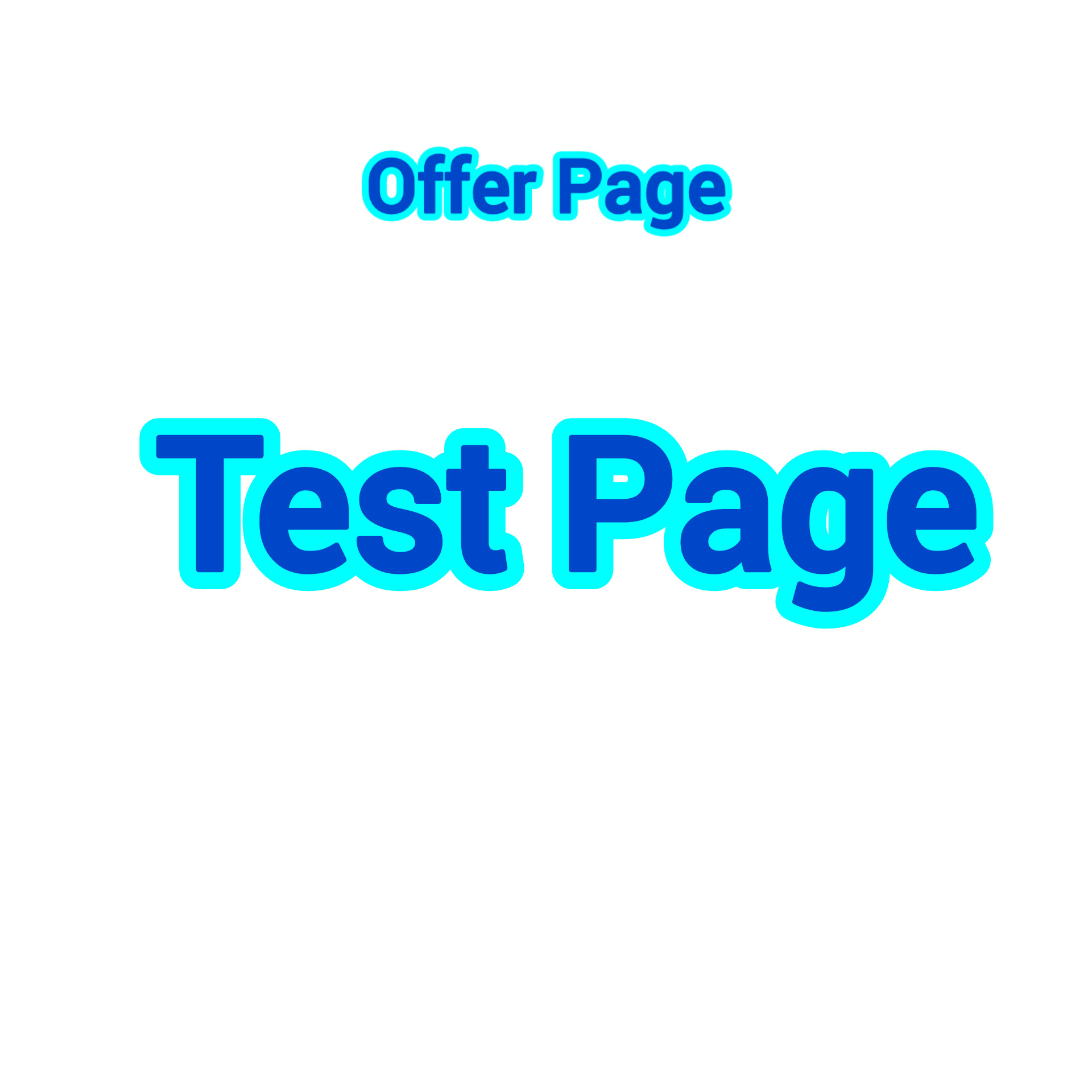 1. Offers Test Page 